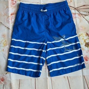 Old Navy  shark swim trunks for boys